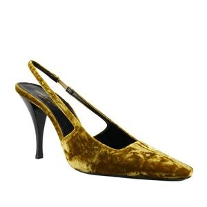 Saint Laurent Blade Slingback Pumps Size 40 NEW